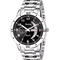Men's Luxury Silver Chain Analog Watch